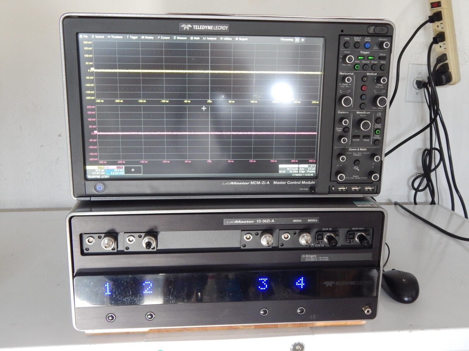 LeCroy LabMaster 10-36Zi-A & SDM-Zi-A, 36GHz 80GS/s oscilloscope w/cal & data LeCroy LabMaster 10-36Zi-A & SDM-Zi-A, 36GHz 80GS/s oscilloscope w/cal & data